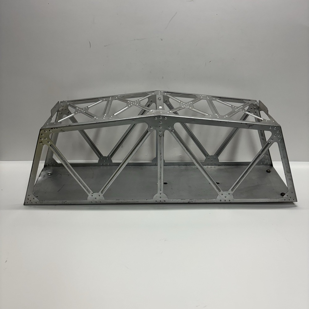 Marx Train Railroad WABASH Metal Trestle Bridge Silver O Scale 18"